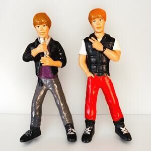 Justin Bieber Collectible Figures Lot of 2 Pop Star Dolls 2010s